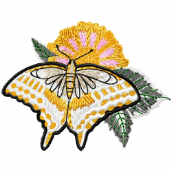 Butterfly Embroidery Design 12 Butterfly Embroidery Design 12